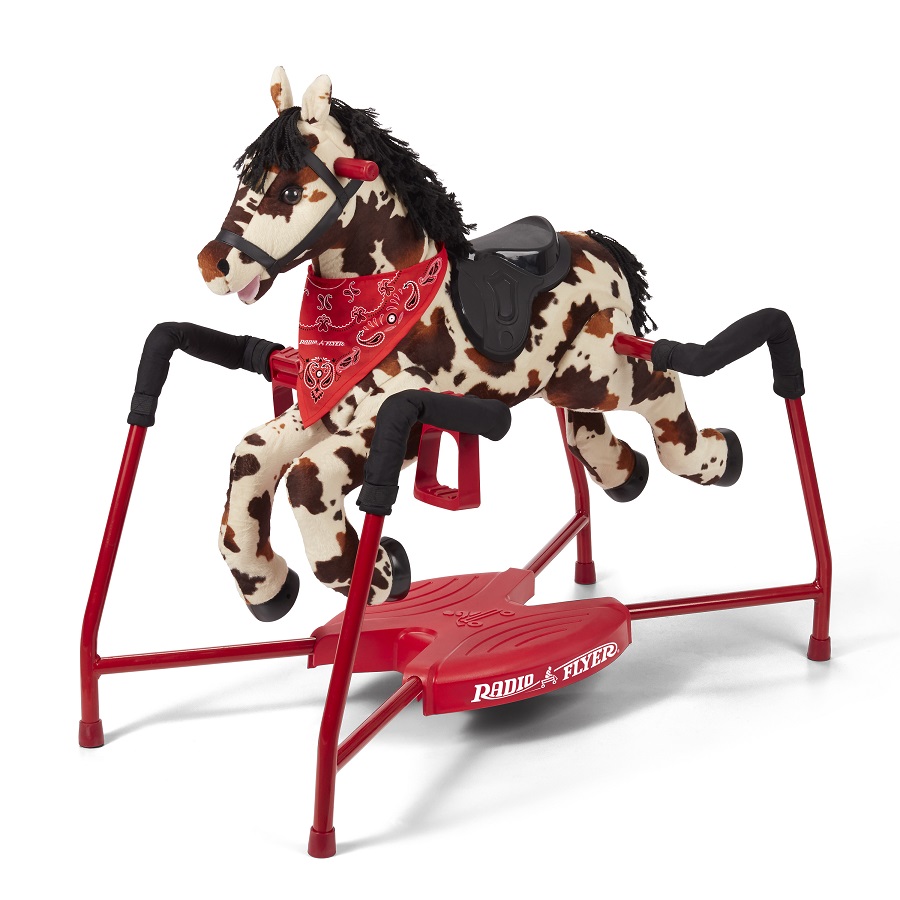 Radio flyer plush store interactive riding horse